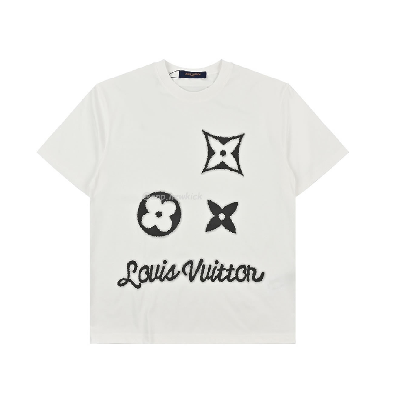 Louis Vuitton 24ss 3d Foam Printed Short Sleeves T Shirt (3) - newkick.org